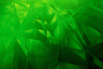 Abstract green  facet diamond backdrop © 123dartist