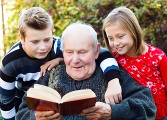 Reading to my grandchildren