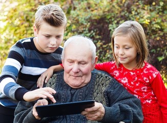 Modern grandfather