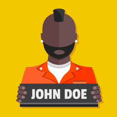 Vector Prisoner Icon