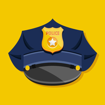 Vector Police Hat