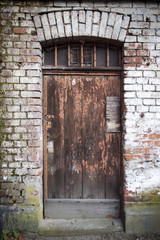 Old closed door