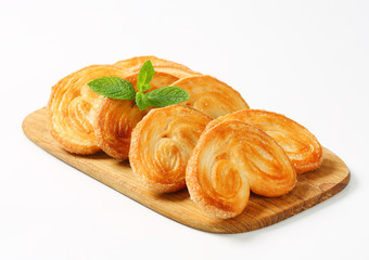 Palmiers - puff pastry cookies