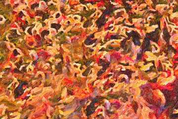 detail of painting