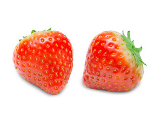 strawberry isolated on white background