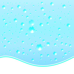 Water Droplets Background.
