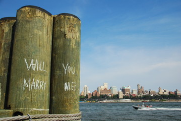 Will you marry me - New York City - obrazy, fototapety, plakaty