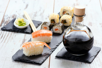 Sushi im Restaurant