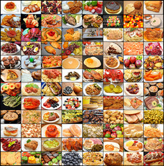 Large Food Collage