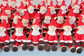 Fondant Santas