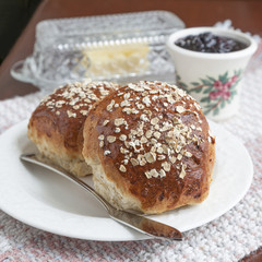 Fototapeta premium Oatmeal Molasses Bread