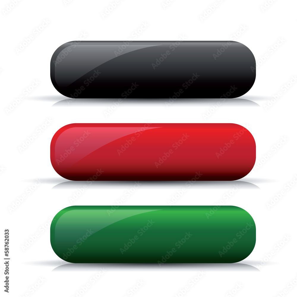 Poster empty button set