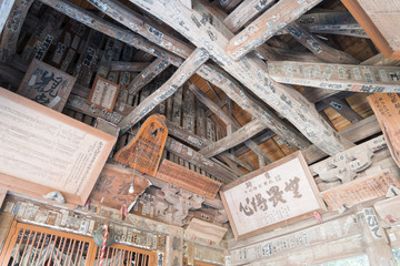 Ceiling of Iwamuro Kannon Temple,Yoshimi,Saitama,Japan