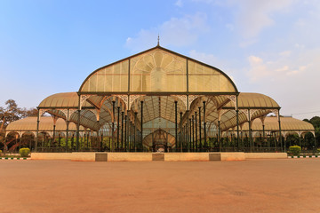 Fototapeta na wymiar botanical park in Bangalore city, india