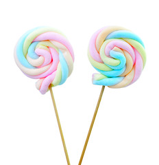 marshmallow lollipop