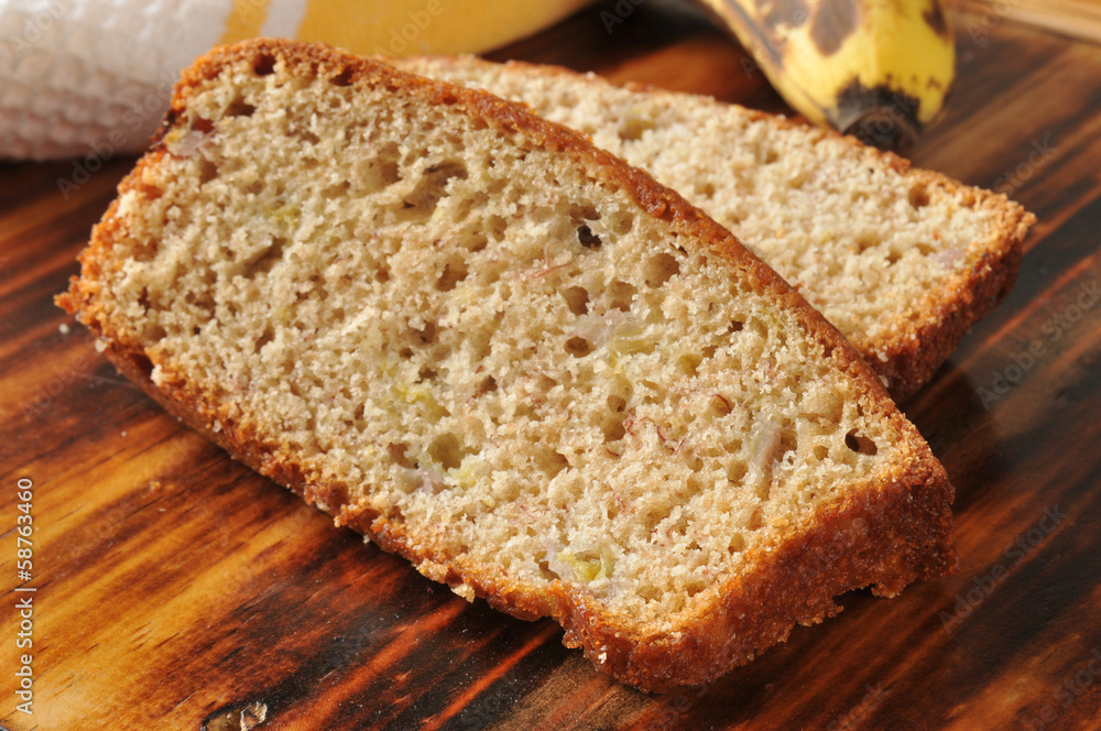 Wall mural banana bread