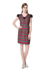 Portrait of a styled professional model-full body