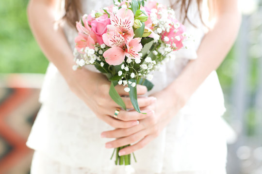 Bride`s bouquet