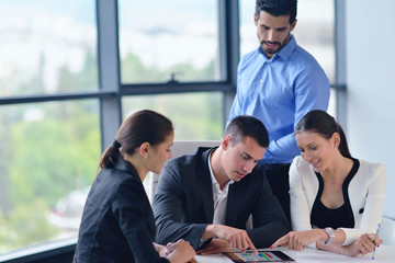 business people group in a meeting at office