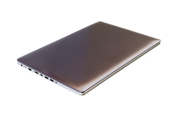 laptop computer on white background