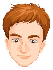 A male's face