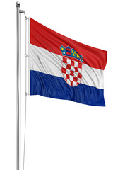 3D Croatian flag