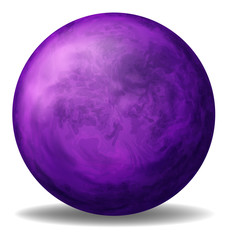 A violet ball