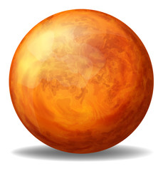 Fototapeta premium Orange ball