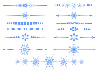 Page rule assortment with snowflakes