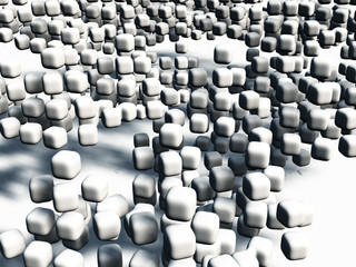 Fototapeta premium Kostki