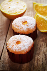 Orange and fruit cakes
