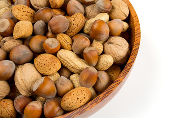 collection of shelled nuts