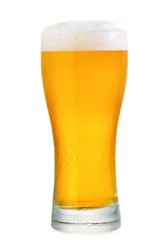 Deurstickers glass of beer © Nitr