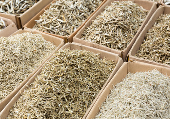 Dried anchovy fish