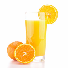 orange juice isolated