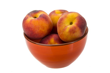 Bright ripe peaches
