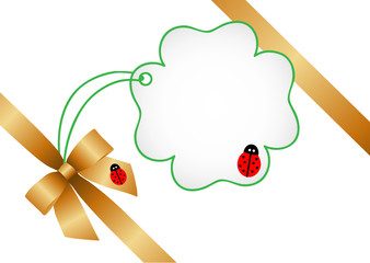 Schleife mit Glücksbringer