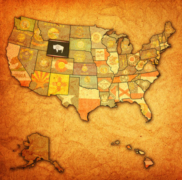 Wyoming On Map Of Usa