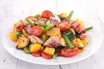 cooked vegetables