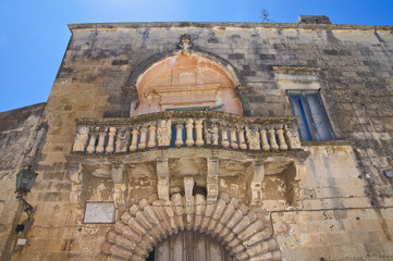 Fototapeta premium Historical palace. Maglie. Puglia. Italy.