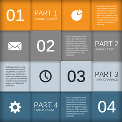 Modern vector template for your business project