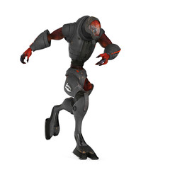 alien monster walking