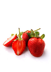 Fresh strawberries.