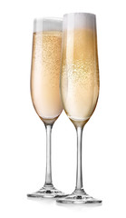 Two glasses of champagne