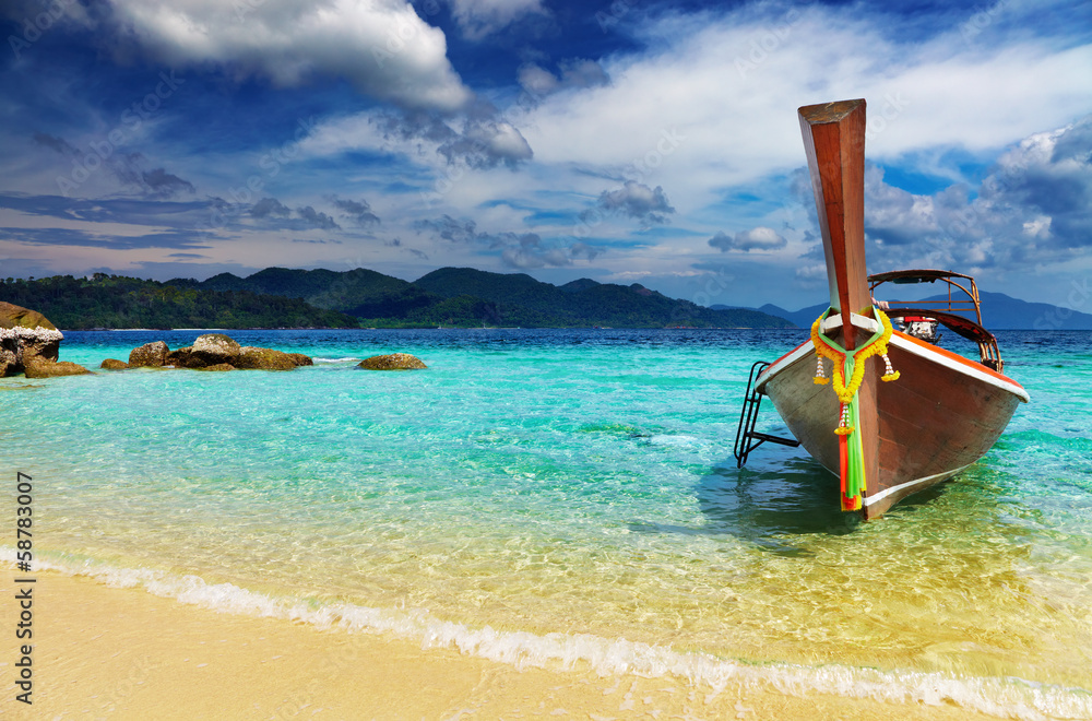 Canvas Prints tropical beach, andaman sea, thailand