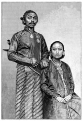 Indonesian Royal Pair