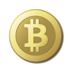 Obraz premium Bitcoin vector