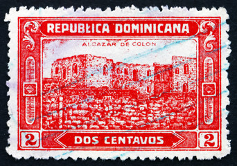 Postage stamp Dominican Republic 1928 Columbus’ Fortress