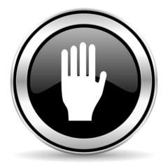 Obraz premium stop icon