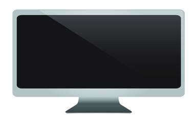 black pc monitor